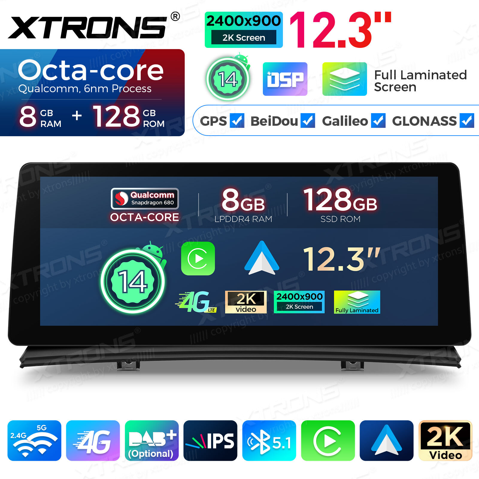 Android Autoradio Xtrons für BMW X3 E83 (2004-2009) mit M-ASK System – Bild 6