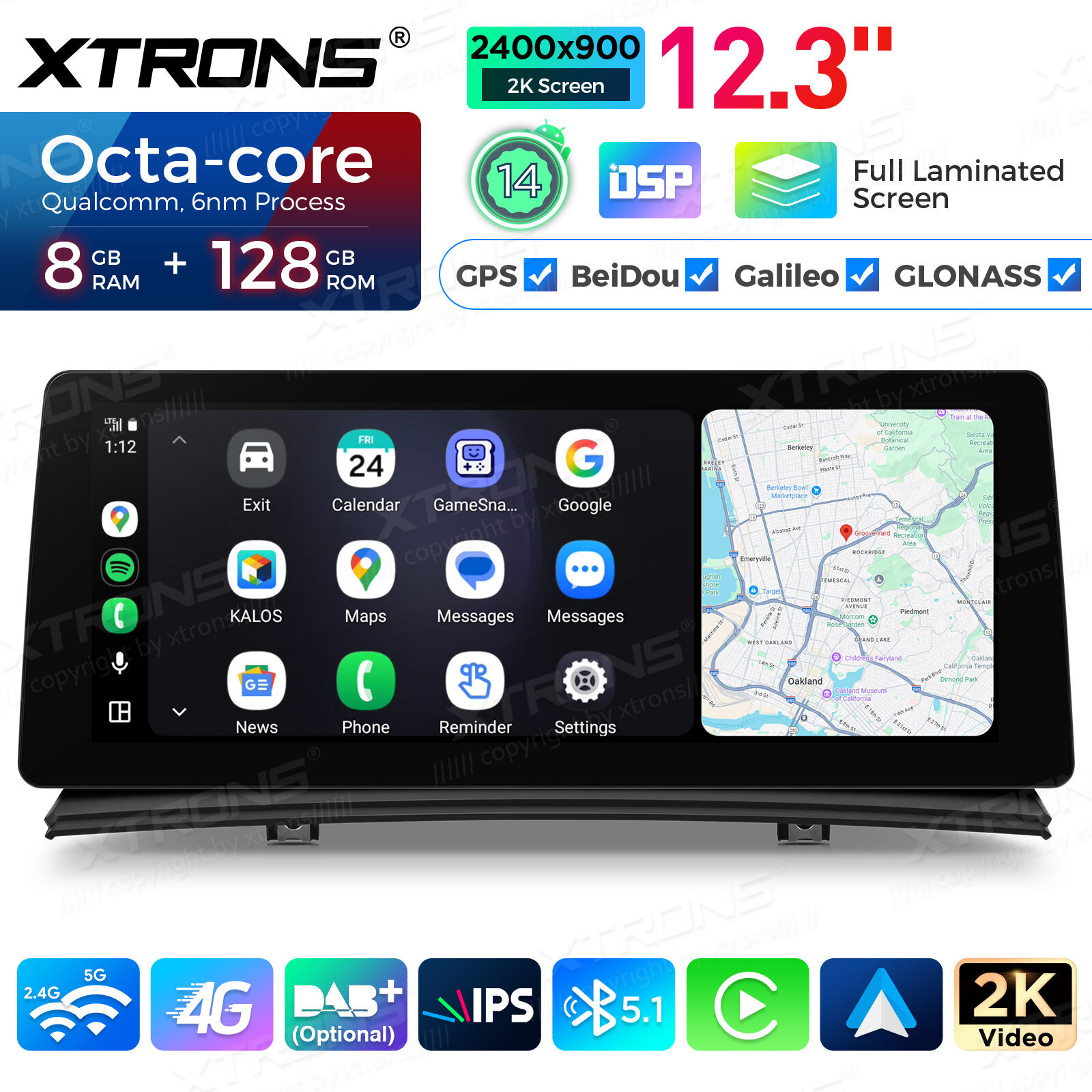 Android Autoradio Xtrons für BMW X3 E83 (2004-2009) mit M-ASK System – Bild 8