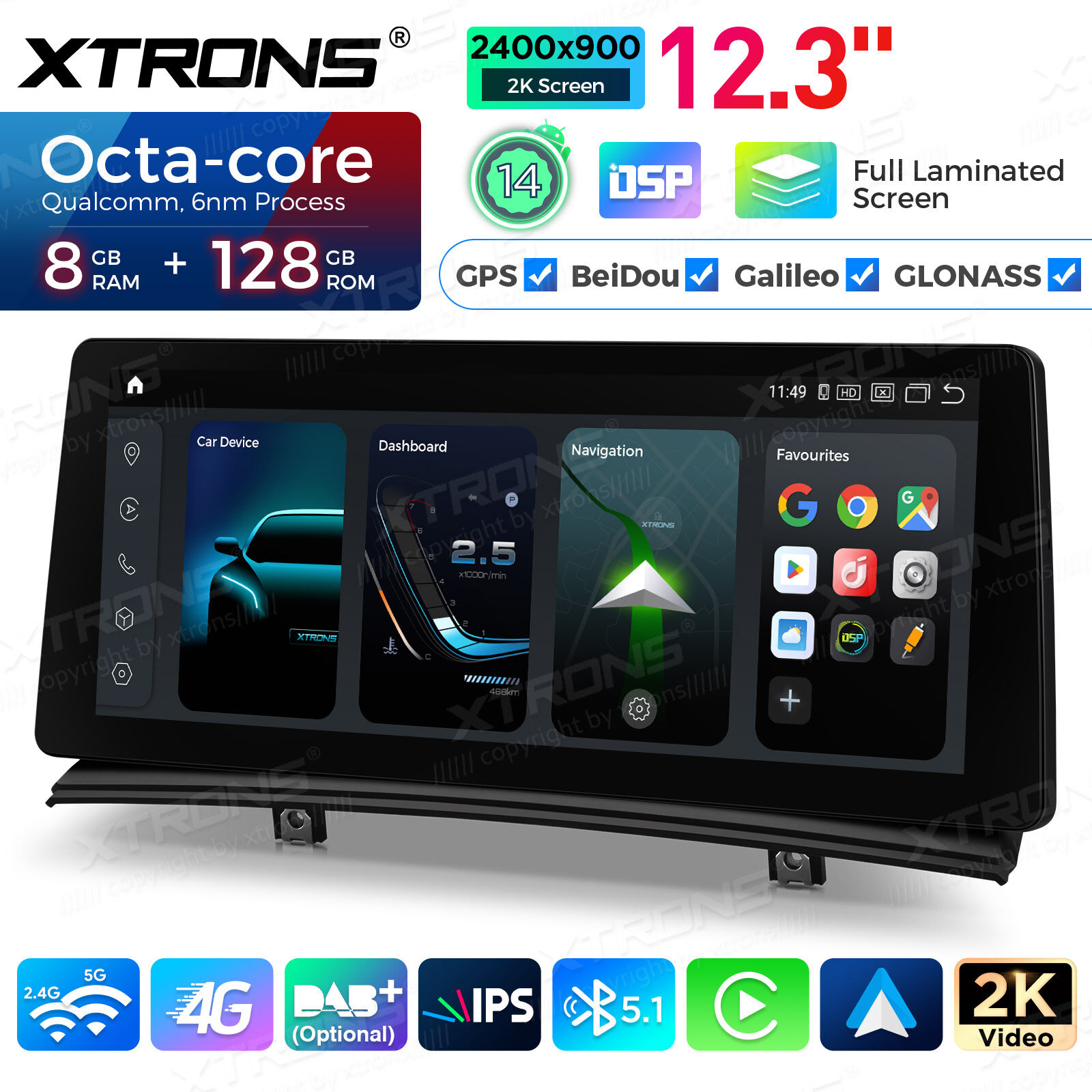 Android Autoradio Xtrons für BMW X3 E83 (2004-2009) mit M-ASK System – Bild 12