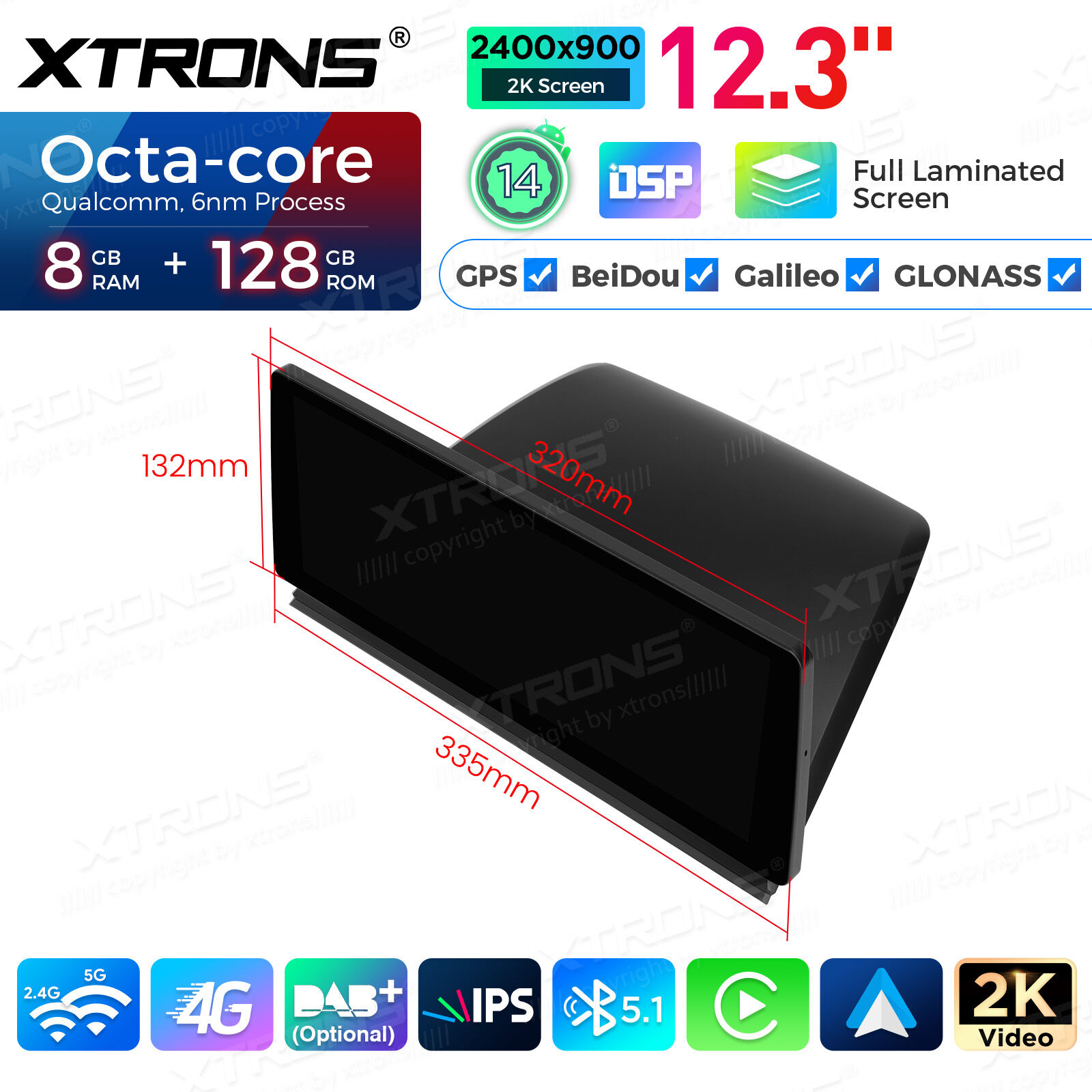 Android Autoradio Xtrons für BMW X3 E83 (2004-2009) mit M-ASK System – Bild 14