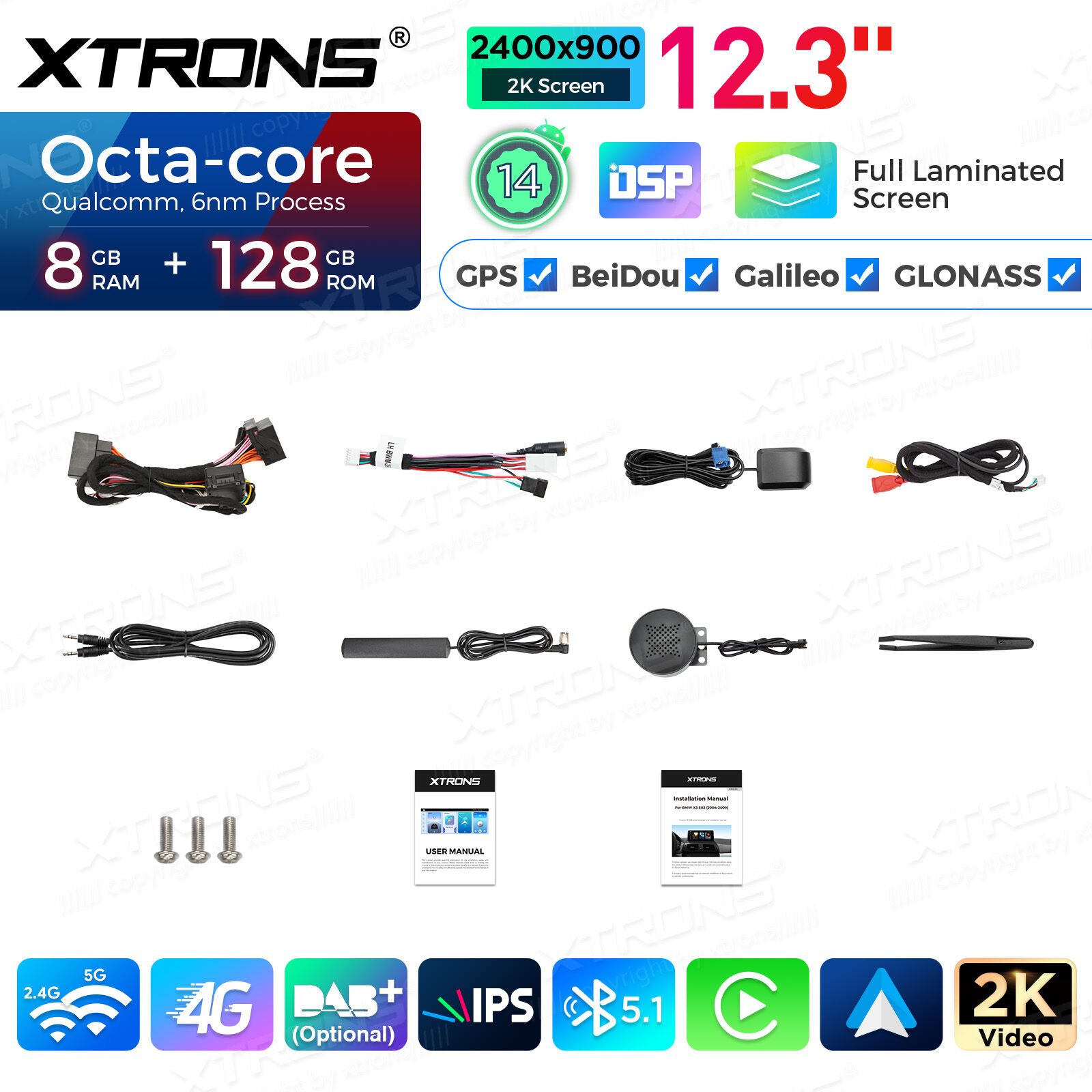 Android Autoradio Xtrons für BMW X3 E83 (2004-2009) mit M-ASK System – Bild 15