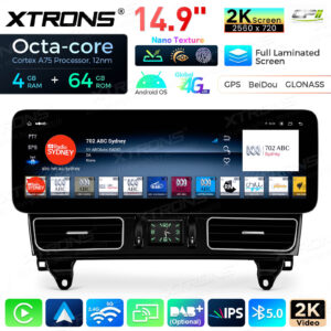 Android Autoradio Xtrons für Mercedes-Benz M-Klasse W166 / GL-Klasse X166 4/64 GB – Bild 8