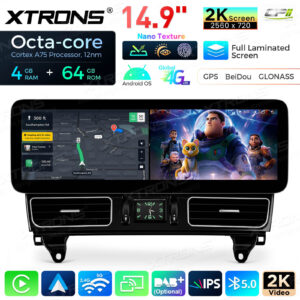 Android Autoradio Xtrons für Mercedes-Benz M-Klasse W166 / GL-Klasse X166 4/64 GB – Bild 9