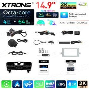 Android Autoradio Xtrons für Mercedes-Benz M-Klasse W166 / GL-Klasse X166 4/64 GB – Bild 14