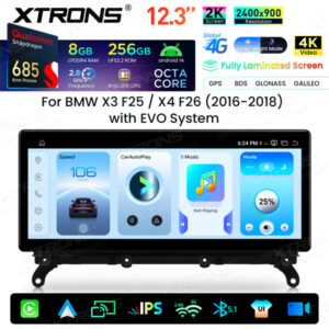 Android Autoradio Xtrons für BMW BMW X3 F25/ X4 F26 (2016-2018) EVO System 8/256 GB