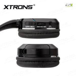 XTRONS Kabelloser schwarzer Bluetooth 5.3-Kopfhörer – ACBH003-04 CPII