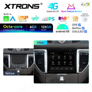 Android Autoradio Xtrons für Porsche Macan mit PCM 3.1 System 4/128 GB – IAH84MCPT-05 CPII