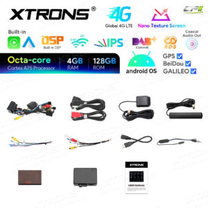 Android Autoradio Xtrons für Porsche Macan mit PCM 3.1 System 4/128 GB – IAH84MCPT-15 CPII