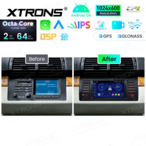 Android Autoradio Xtrons für BMW X5 E53 (1999-2006) 2/64 GB – Bild 3