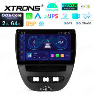 Android Autoradio Xtrons für Toyota Aygo /Peugeot 107 /Citroen C1 (2005-2014) 2/64 GB