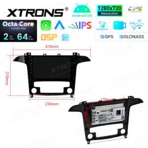 Android Autoradio Xtrons für Ford S-Max (2007–2014) 2/64 GB – Bild 12