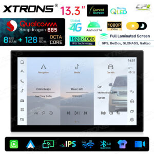 Android Autoradio Xtrons für Range Rover L405/L494 mit Harman-System 8/128 GB – QIRH33RRVSH-01 CPII