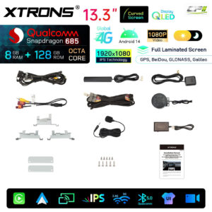 Android Autoradio Xtrons für Range Rover L405/L494 mit Harman-System 8/128 GB – QIRH33RRVSH-12 CPII