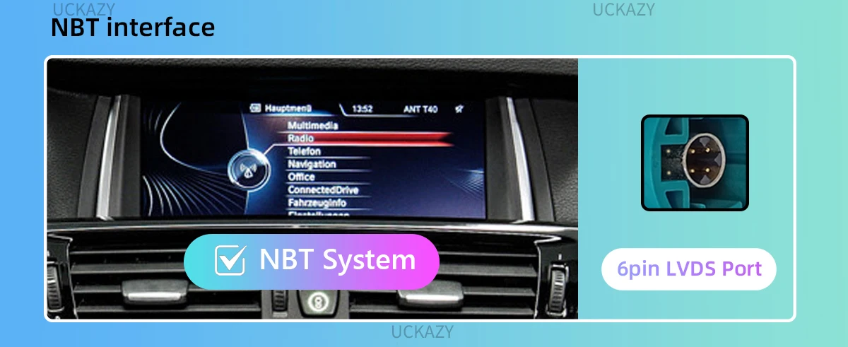 Uckazy 6gb 128gb android 14 auto multimedia player für bmw x3 f25 für bmw x4 f26 radio audio stereo bildschirm gps navigations kopf einheit f25 carplay 4g wifi ips dsp 8 core