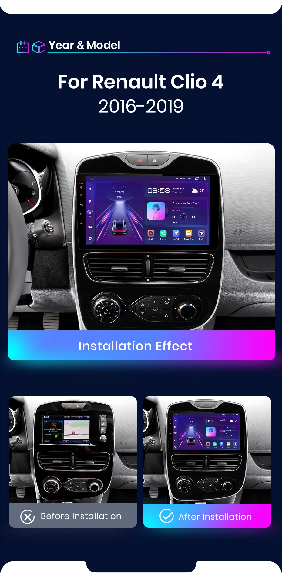 Junsun carplay android auto autoradio für renault clio 4 zane 2006-2018 gps intelligente systeme stereo multimedia autoradio Junsun carplay android auto autoradio für renault clio 4 zane 2006-2018 gps intelligente systeme stereo multimedia autoradio