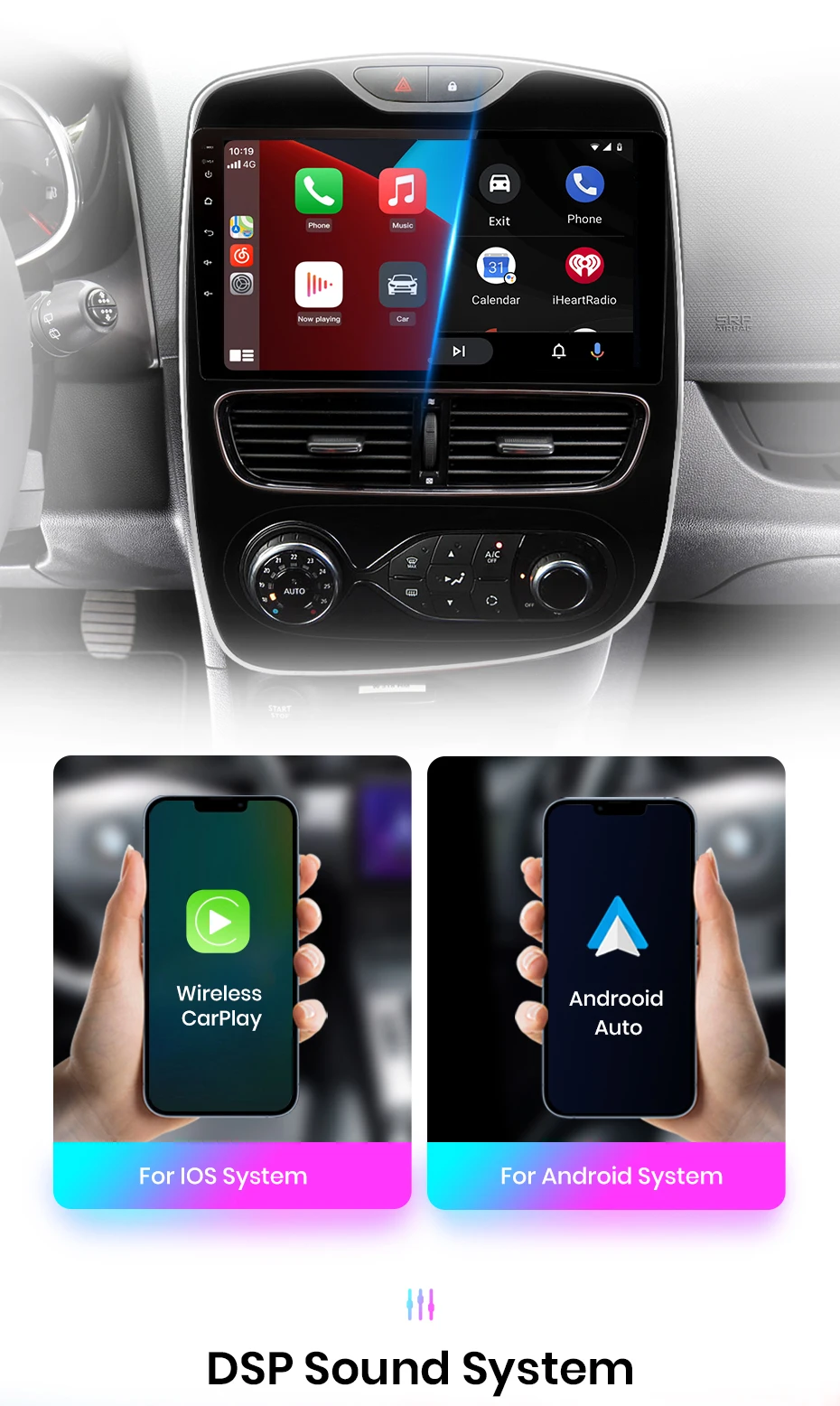 Junsun carplay android auto autoradio für renault clio 4 zane 2006-2018 gps intelligente systeme stereo multimedia autoradio Junsun carplay android auto autoradio für renault clio 4 zane 2006-2018 gps intelligente systeme stereo multimedia autoradio