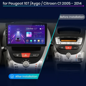 Alternative view of Android Autoradio für Peugeot 107 Toyota Aygo Citroen C1 2005-2014 360 Kamera RDS BT DSP 2 Din