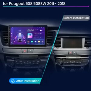 Alternative view of Android Autoradio für Peugeot 508sw 2006-2018  rds bt dsp 2 din