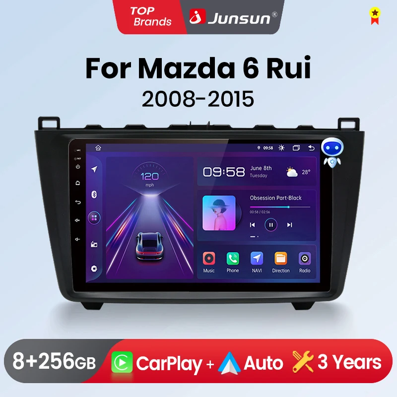Android Autoradio für Mazda 6 Rui GH 2008–2015 GPS Intelligente Systeme Multimedia