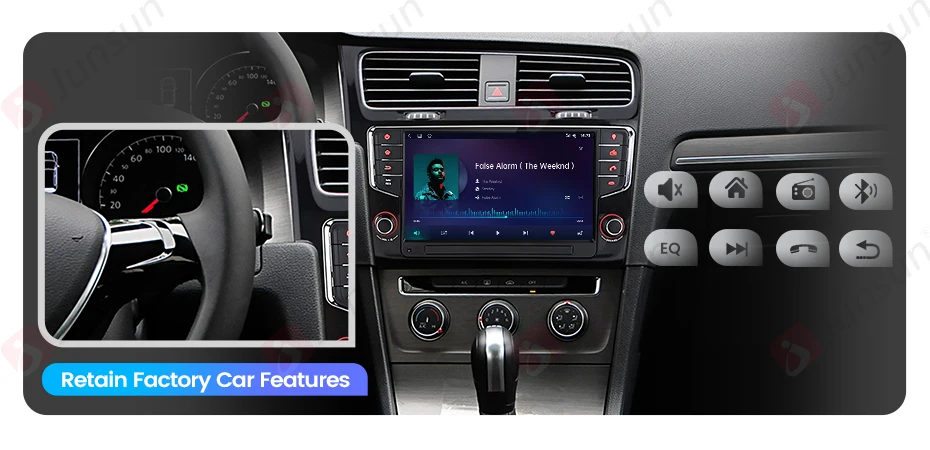 Junsun 9 Zoll Wireless CarPlay Android Auto Radio für Volkswagen VW Golf 7 2013-2017 Auto Multimedia GPS Autoradio Junsun 9 Zoll Wireless CarPlay Android Auto Radio für Volkswagen VW Golf 7 2013-2017 Auto Multimedia GPS Autoradio
