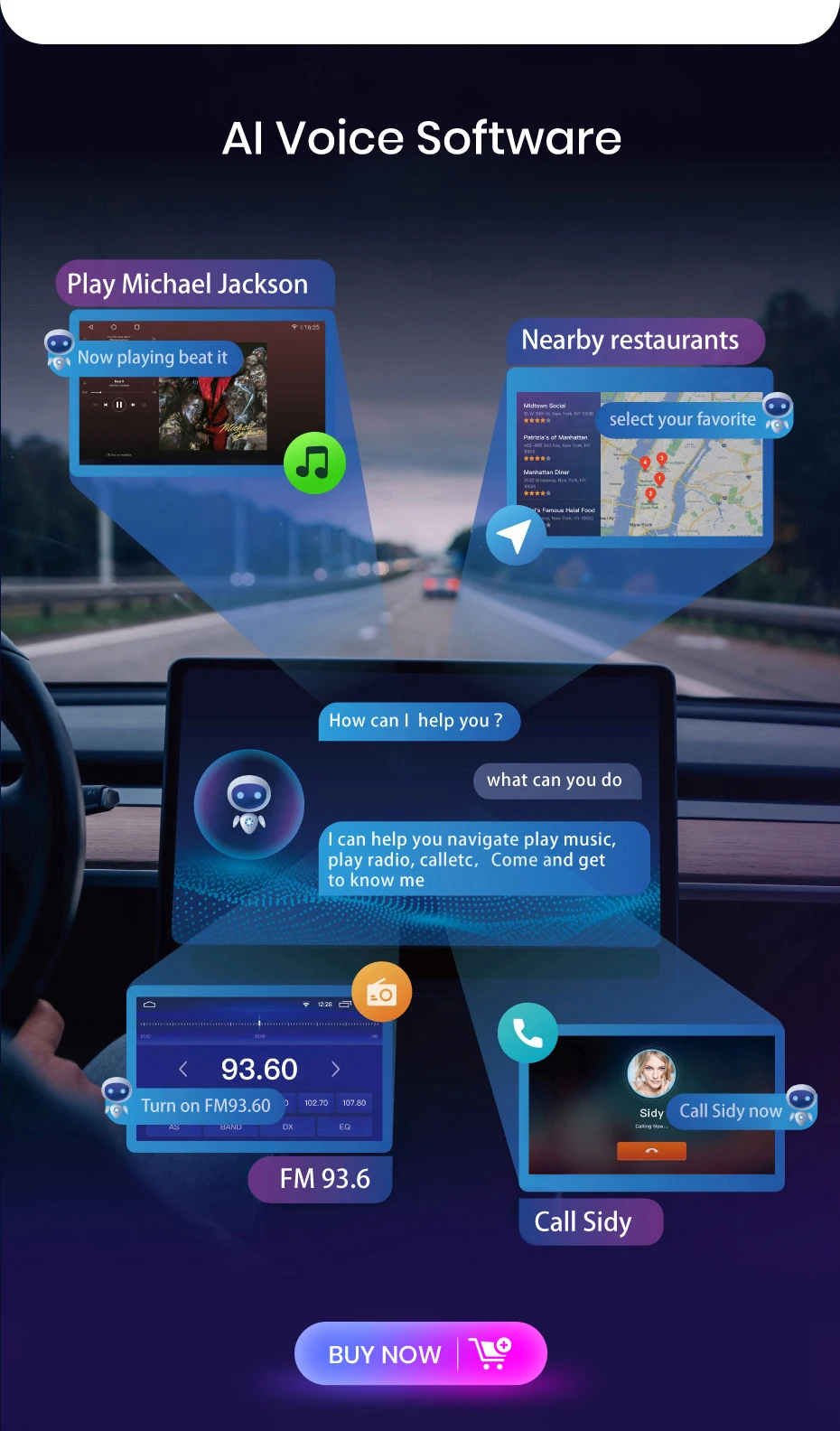 Junsun CarPlay Android Auto Autoradio für Renault Logan 2 Sandero 2012–2019 GPS Intelligente Systeme Stereo Multimedia Autoradio