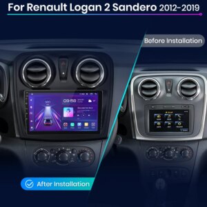 Alternative view of Android Autoradio für Renault Logan 2 Sandero 2012–2019 GPS Systeme Stereo Multimedia