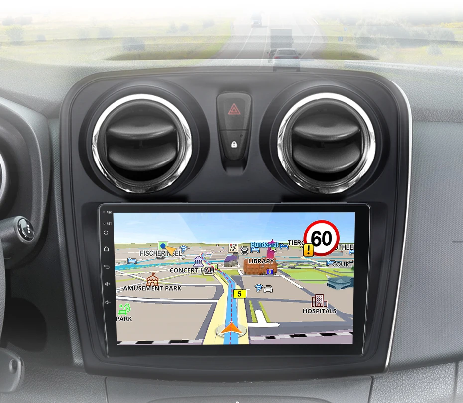 Junsun CarPlay Android Auto Autoradio für Renault Logan 2 Sandero 2012–2019 GPS Intelligente Systeme Stereo Multimedia Autoradio