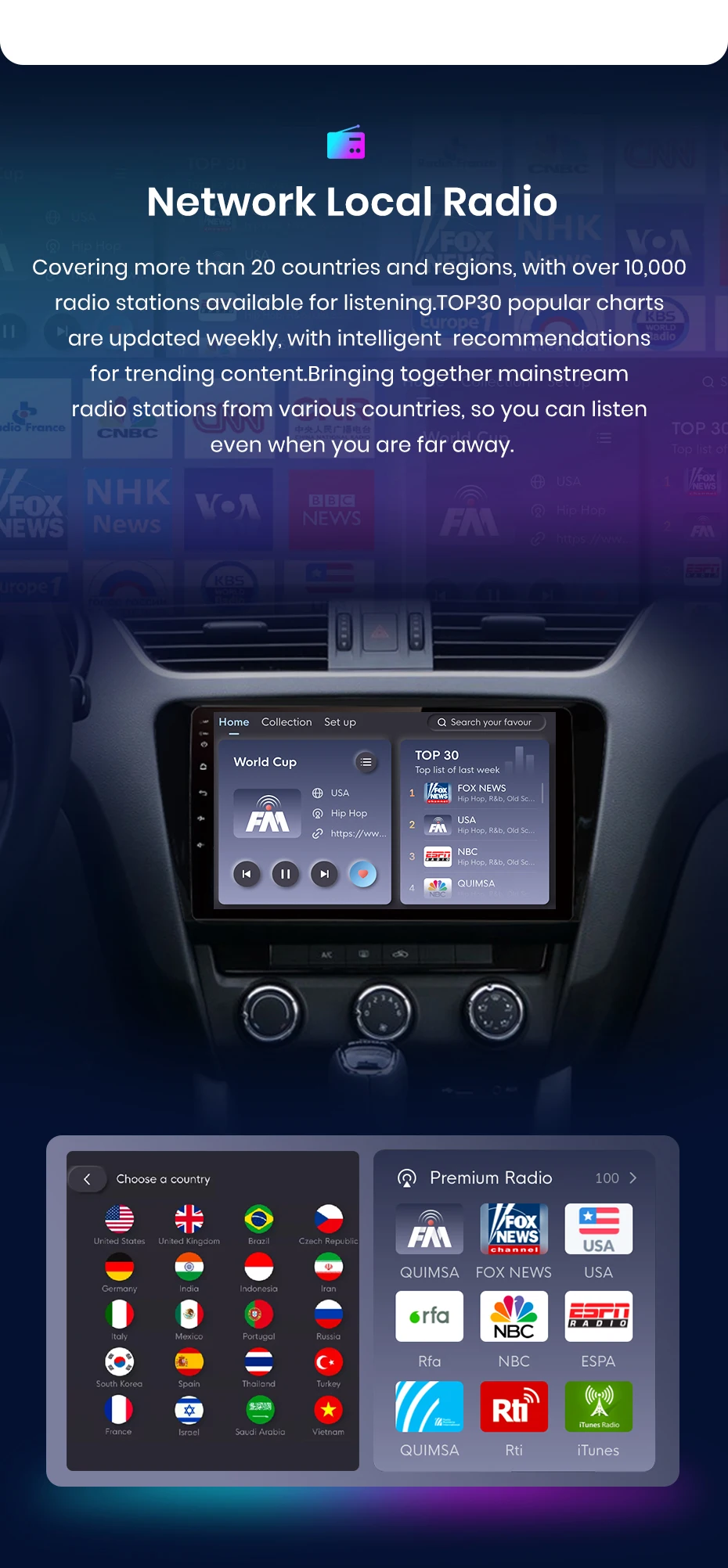 Junsun drahtlose carplay android auto autoradio für SKODA octavia 3 A7-2018 gps multimedia 2 din systeme stereo