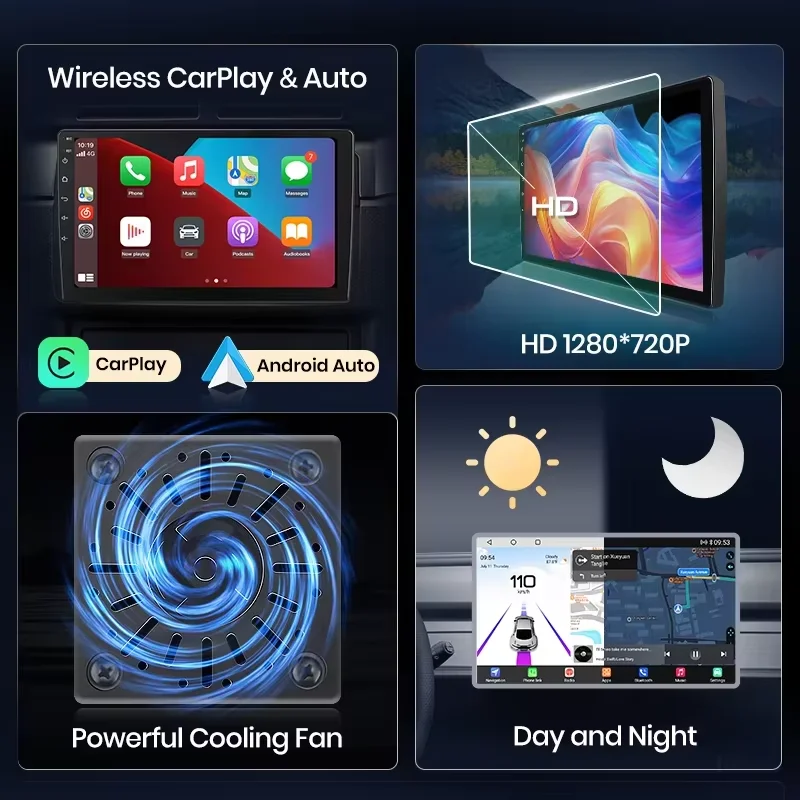 Android Autoradio für Renault Trafic 3 2014-2021 8-Core 360 Kamera Drahtlose CarPlay – Bild 4