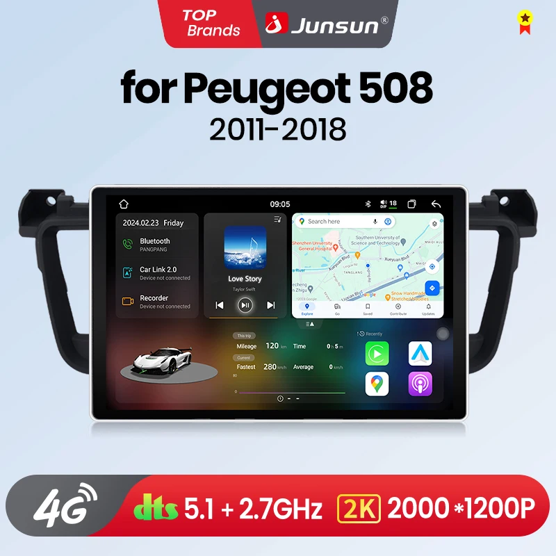 Android Autoradio für Peugeot 508 508sw 2011-2018 CarPlay Multimedia
