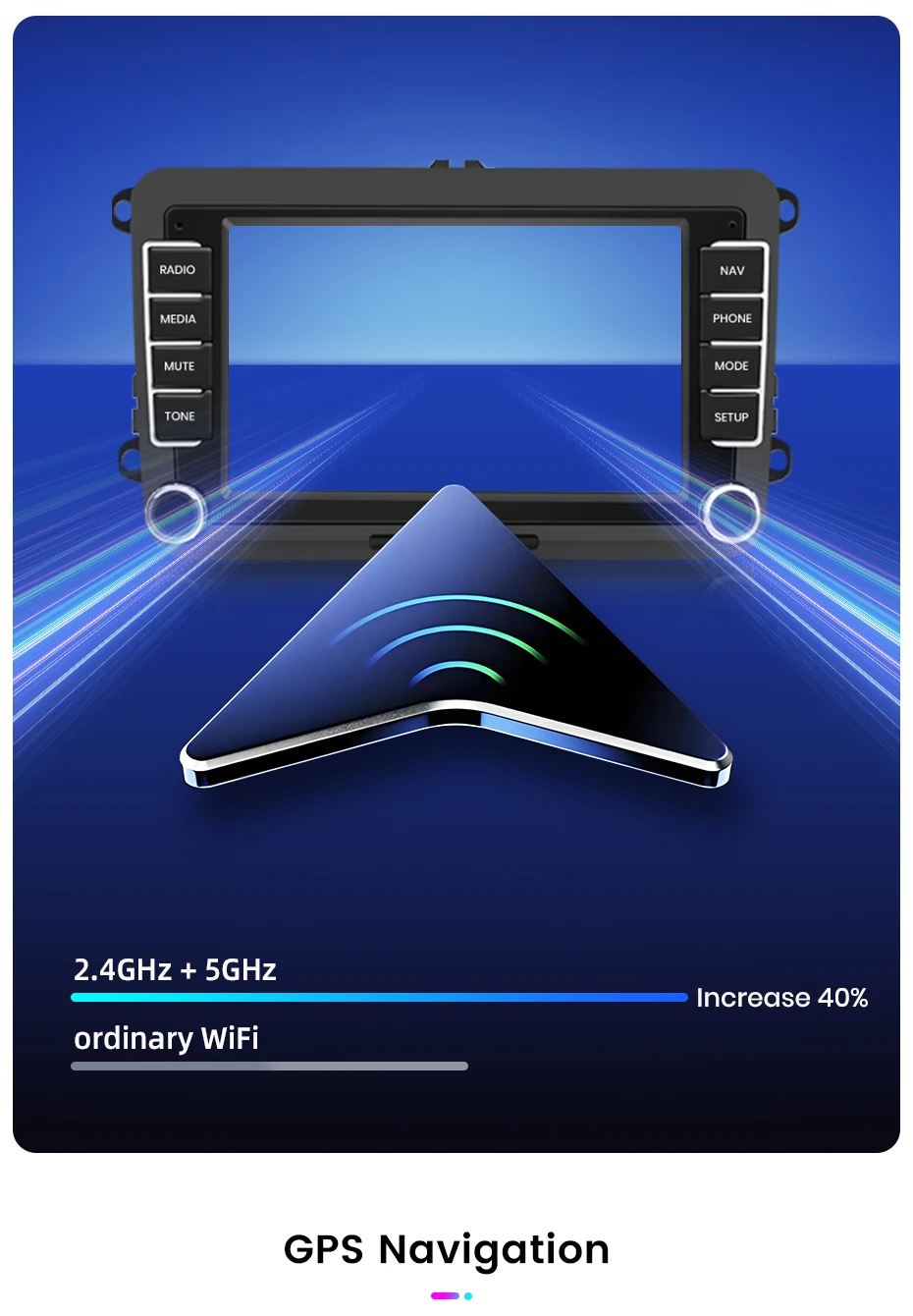 Junsun 7 9 10 Zoll Universal-Autoradio für Volkswagen VW Passat B6 B7 T5 Tiguan Touran GOLF POLO Wireless CarPlay Android Auto