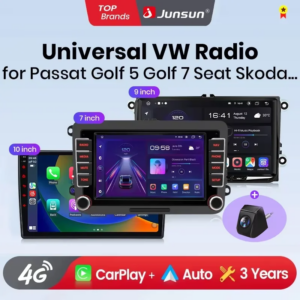 Universal-Autoradio 7,9,10 Zoll für Volkswagen VW Passat B6 B7 T5 Tiguan Touran GOLF POLO Wireless CarPlay Android Auto