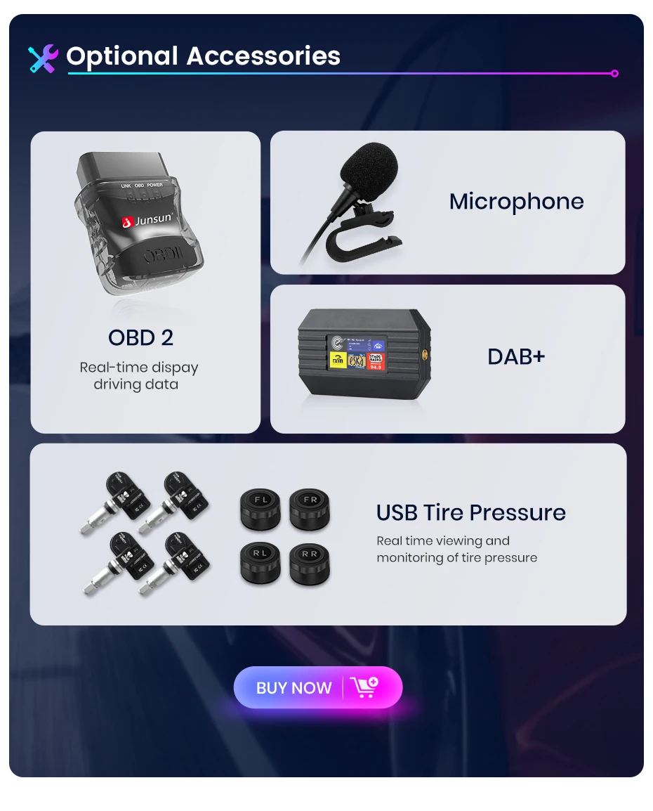 Junsun 7 9 10 Zoll Universal-Autoradio für Volkswagen VW Passat B6 B7 T5 Tiguan Touran GOLF POLO Wireless CarPlay Android Auto