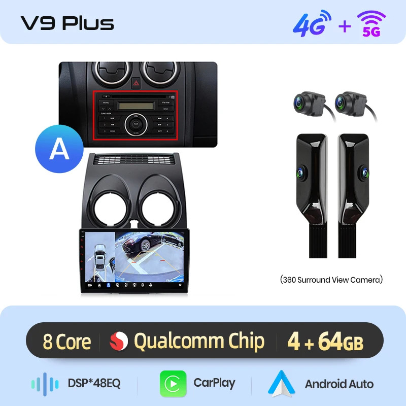 V9 Plus (4GB 64GB)360 ABK