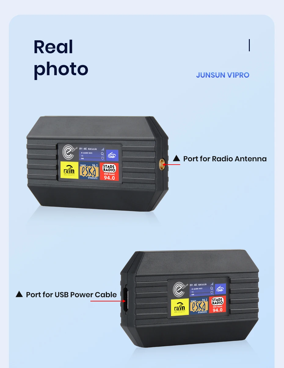 Tupfer antenne mit USB-Adapter für Autoradio Android GPS-Signale mp fänger für Junsun DVD-Autozubehör