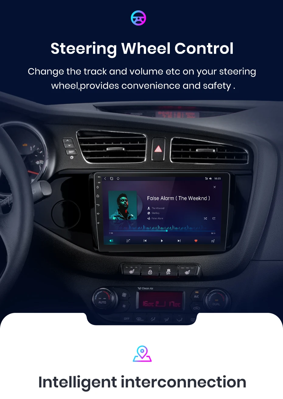 Junsun Drahtlose CarPlay Android Auto Auto Radio Für KIA CEED JD Cee'd 2012-2018 GPS Multimedia 2 din Systeme stereo
