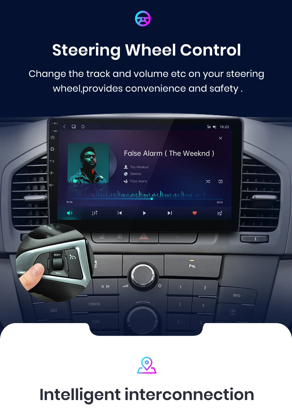 Junsun Wireless Carplay Android Auto Autoradio für Buick Regal Opel Insignien 2009-2013 GPS Multimedia 2 Din