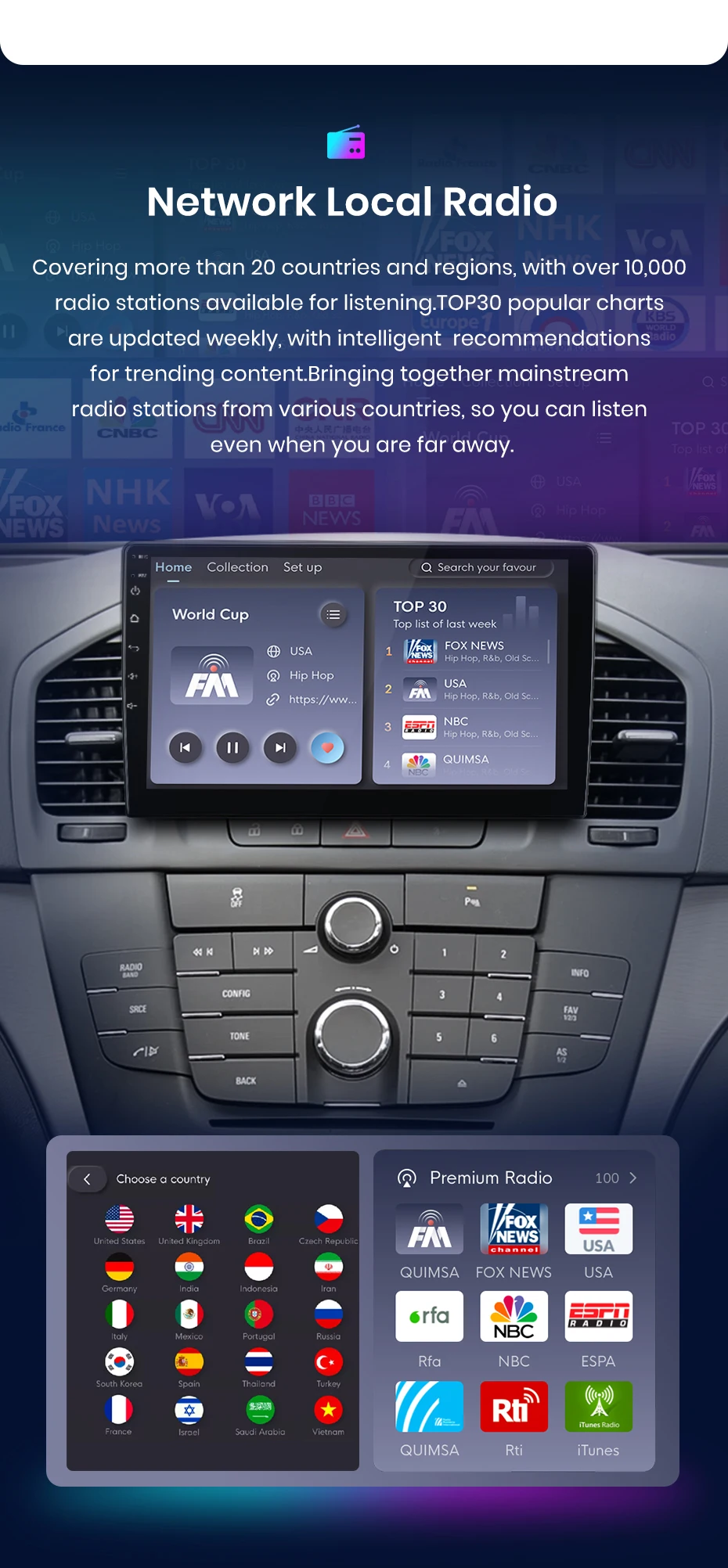 Junsun Wireless Carplay Android Auto Autoradio für Buick Regal Opel Insignien 2009-2013 GPS Multimedia 2 Din