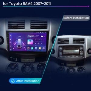 Alternative view of Android Autoradio Carplay  für Toyota Rav 2007-2011  Stereo Multimedia ﻿