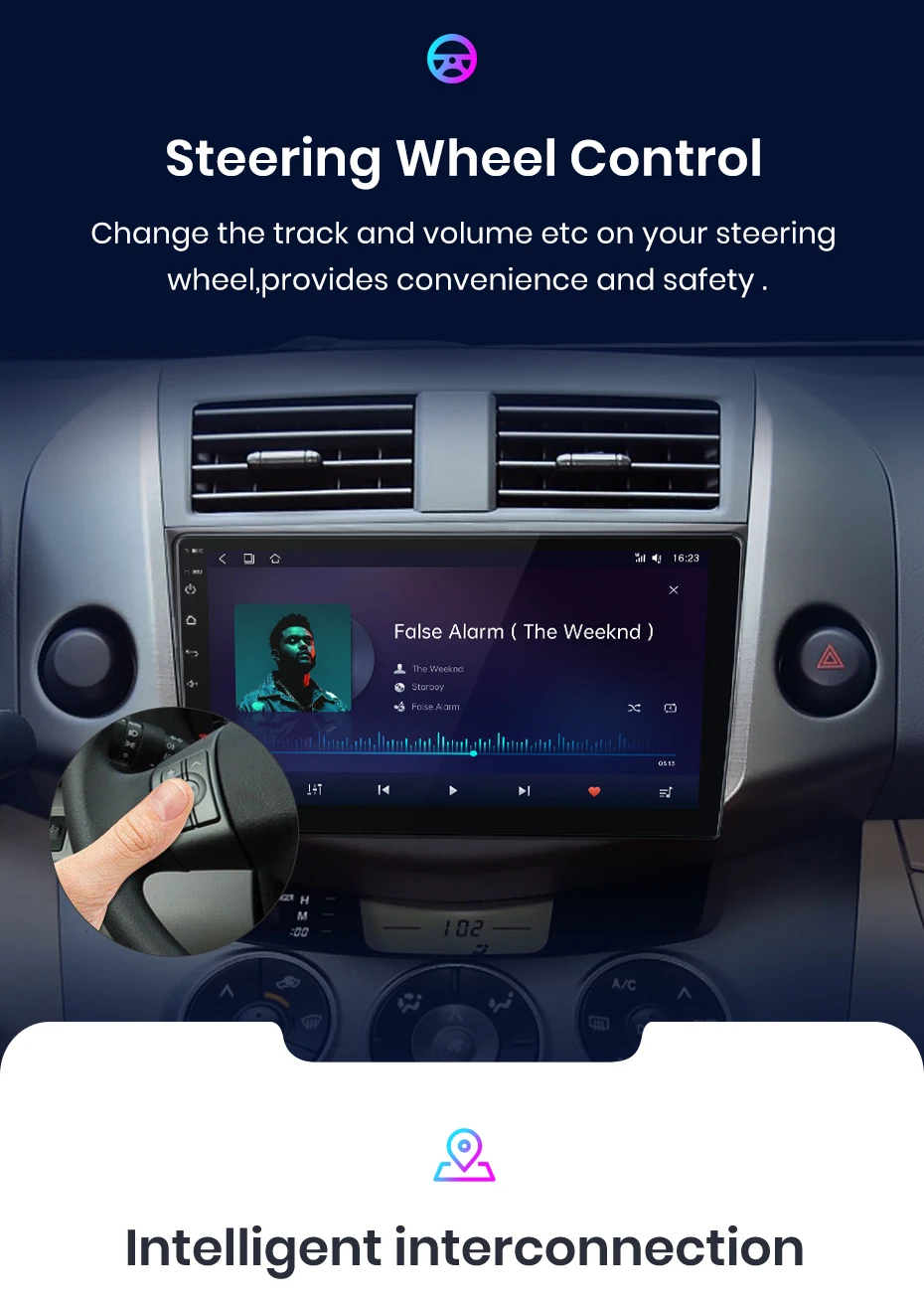 Junsun ai drahtloses Carplay Android Auto Autoradio für Toyota Rav4 Ravav 4-100 GPS intelligente Stereo Multimedia 