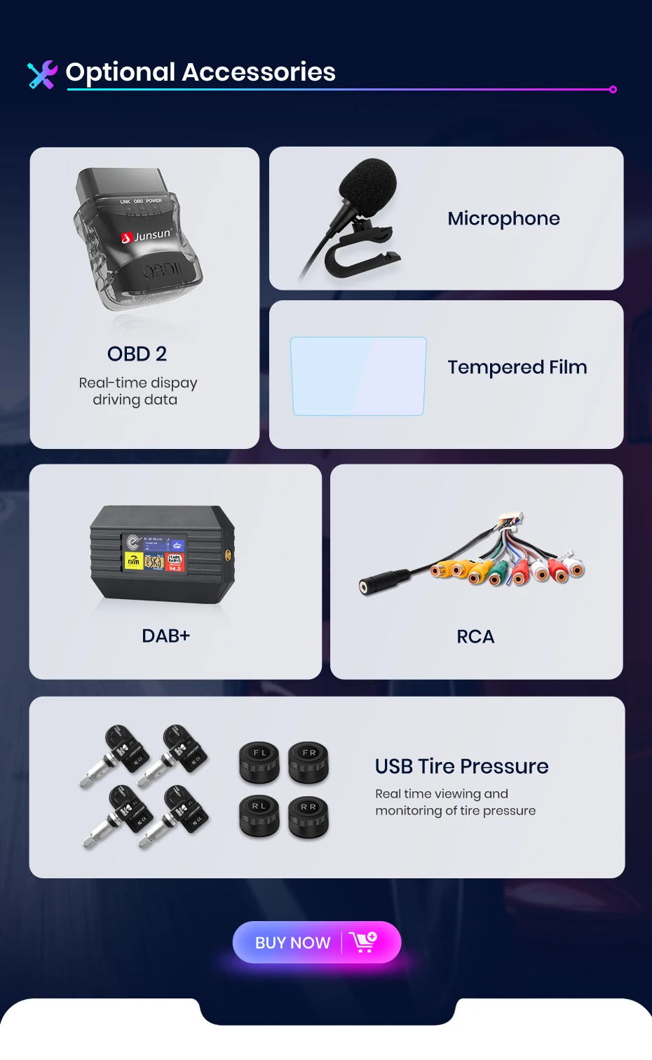 Junsun ai drahtloses Carplay Android Auto Autoradio für Toyota Rav4 Ravav 4-100 GPS intelligente Stereo Multimedia 