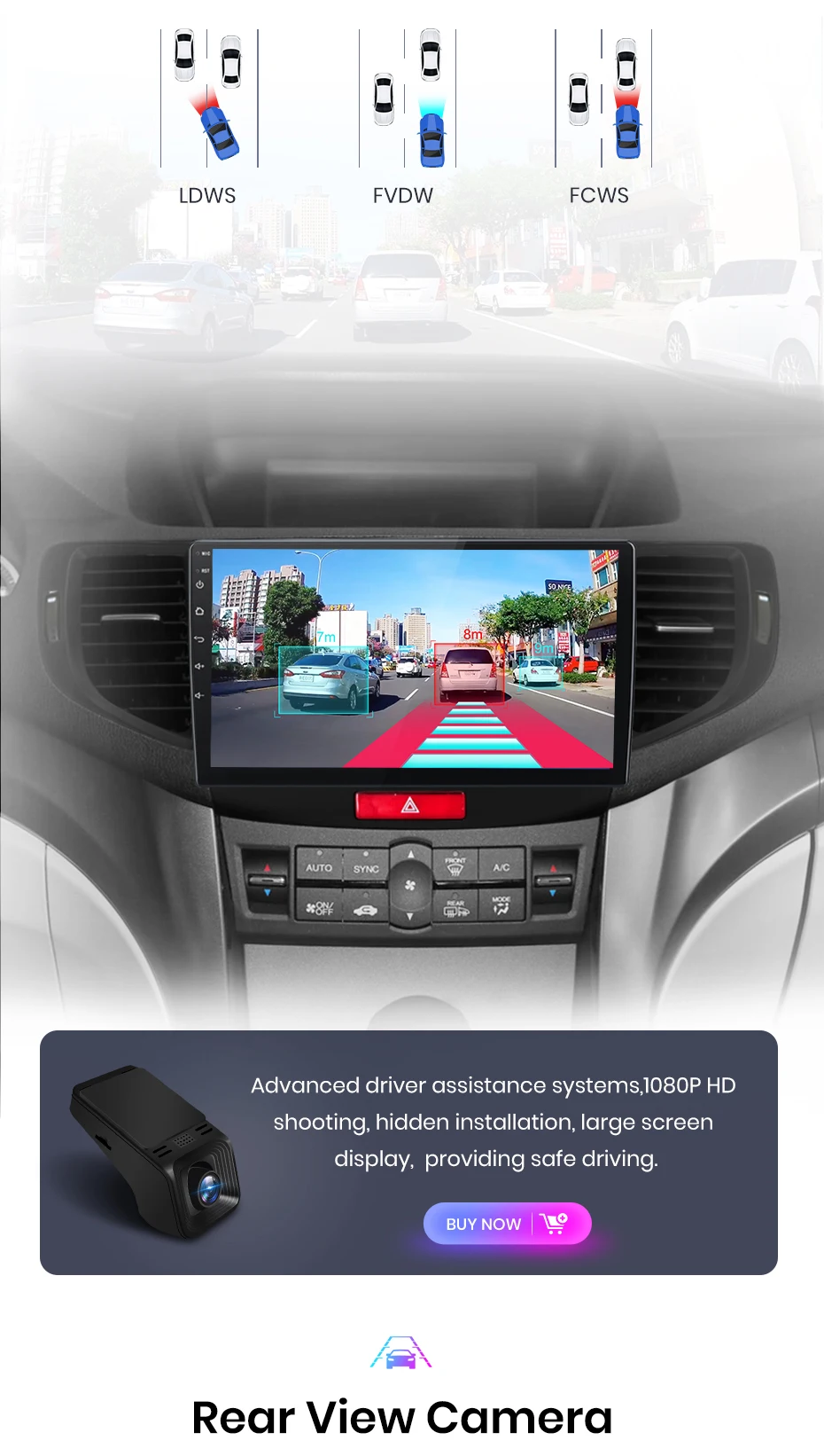 Junsun Wireless Carplay Android Auto Autoradio für Honda Accord 8 2013-2016 GPS intelligente Systeme Stereo Multimedia Autoradio