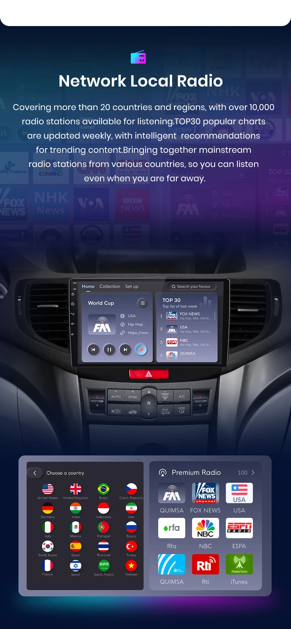 Junsun Wireless Carplay Android Auto Autoradio für Honda Accord 8 2013-2016 GPS intelligente Systeme Stereo Multimedia Autoradio