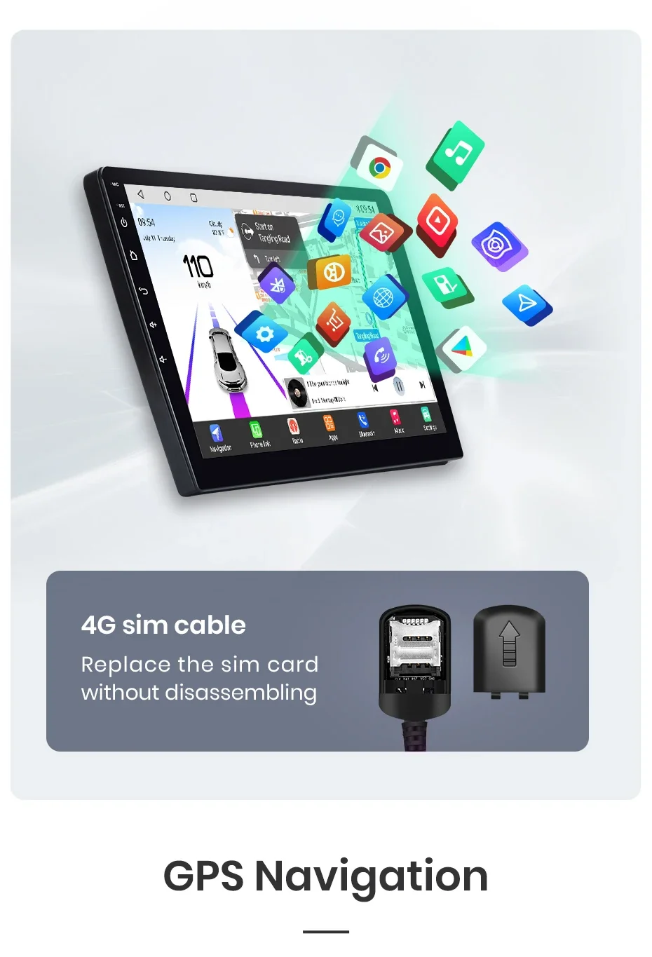 Junsun Qualcomm 8-Core 360 Kamera Drahtlose CarPlay Android Auto Auto Radio für Peugeot 407 2004-2011 GPS Multimedia