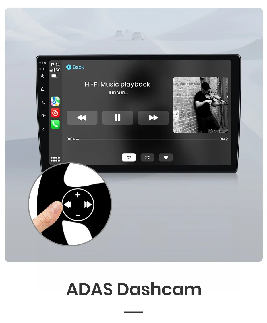 Junsun Qualcomm 8-Core 360 Kamera Drahtlose CarPlay Android Auto Auto Radio für Peugeot 407 2004-2011 GPS Multimedia