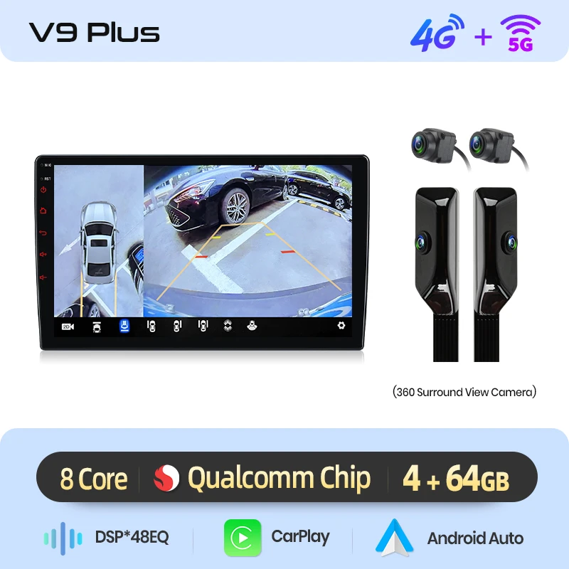 V9 Plus (4GB 64GB)360 BK