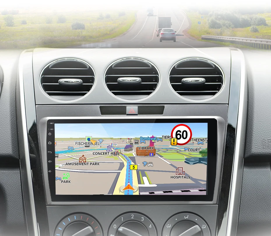 Junun carplay android auto autoradio für mazda CX-7 cx7 2008-2015 gps intelligente systeme tereo multimedia autoradio