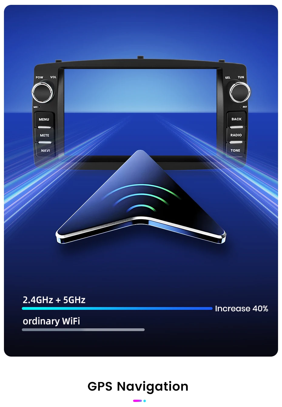 Junsun 7-Zoll-Autoradio für Toyota Corolla E120 2000–2006 BYD F3 Wireless CarPlay Android Auto 2 DIN Intelligentes Multimedia 4G