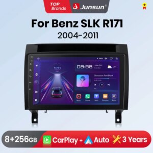Android Autoradio für Mercedes Benz Klasse R171 2004-2011 SLK GPS Multimedia 2din System Wireless Carplay
