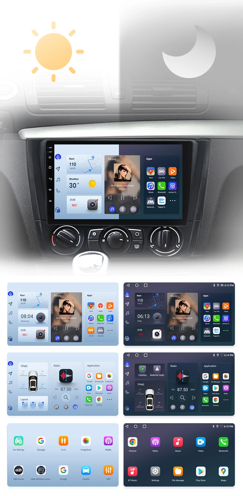 Junsun carplay android auto autoradio für bmw 1-serie e87 e81 e82 e88 2011-2015 gps intelligente systeme multimedia autoradio